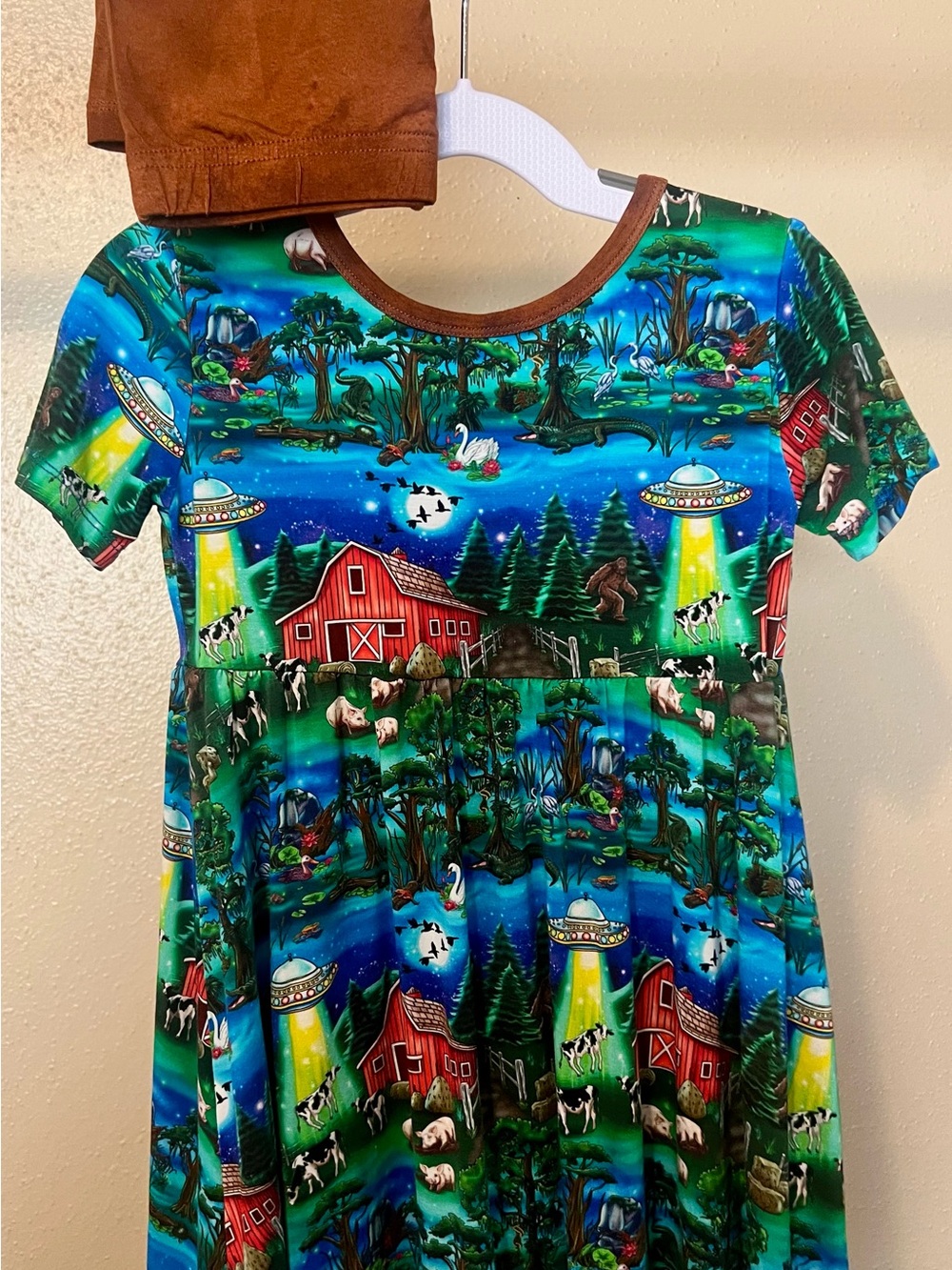 5/6 Sugar Swan “Swamp” Peplum Set